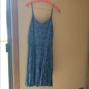 Blue print sundress